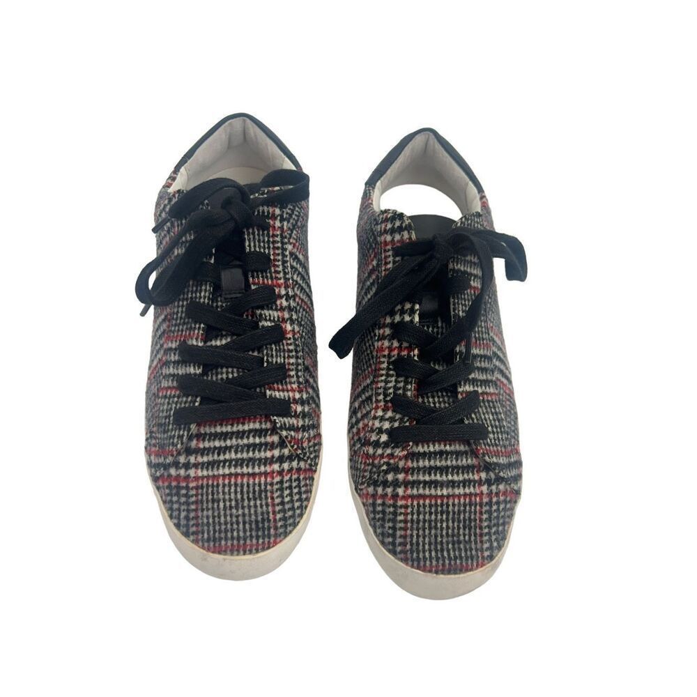 Banana Republic Womens Essential Fashion Sneakers Shoes Plaid size 8 Retro Y2K